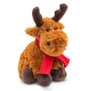 Rentier mit Schal als Kundenpräsent
