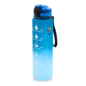 Motivationsflasche 1000 ml für Ihre Werbung